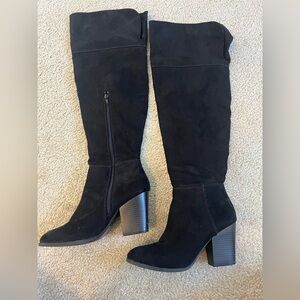 Express Black Over the Knee Boots